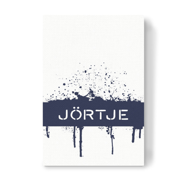 Leinwandbild "Plattdeutsch JÖRTJE" artboxONE - Typografie - Dialekt,Spruch