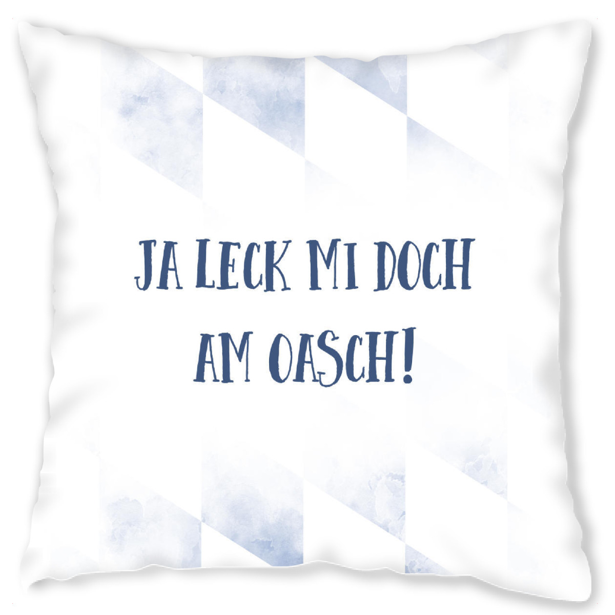 Design-Kissen "Typisch Bayern JA LECK MI DOCH" artboxONE - Typografie - Dialekt,Bayrisch