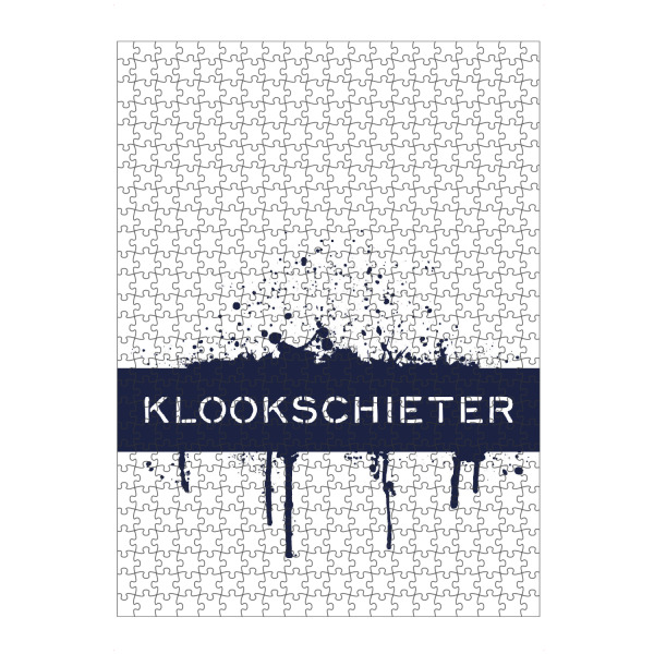 Puzzle Ravensburger "Plattdeutsch KLOOKSCHIETER" artboxONE - Typografie - Dialekt,Spruch,Klugscheißer - Bild dialekt