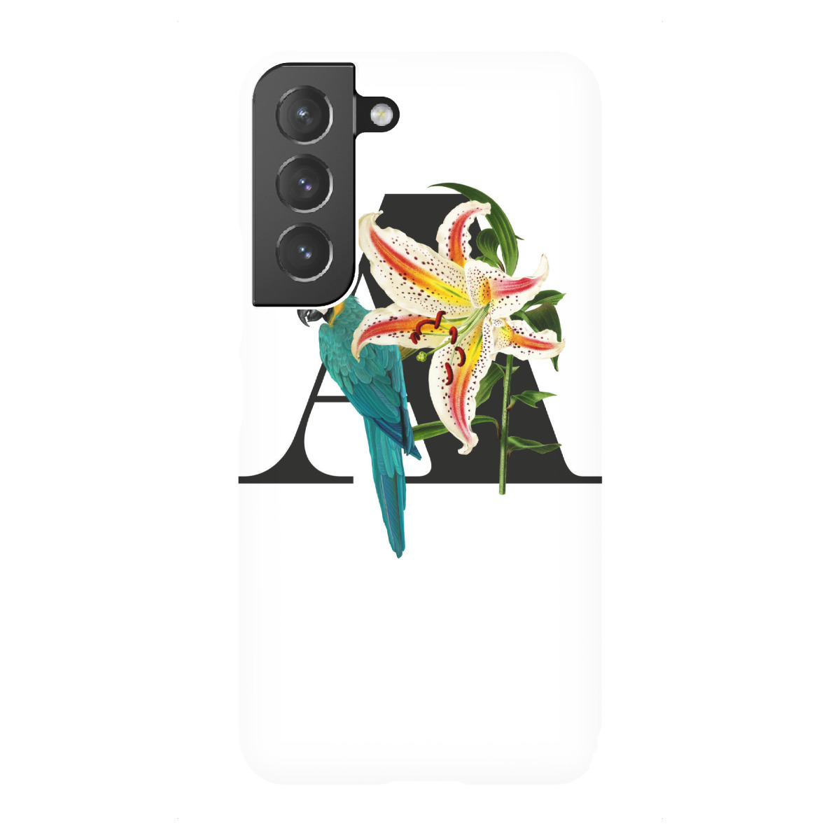 Samsung Galaxy "Botanical Alphabet-A" Premium-Case Handyhülle artboxONE