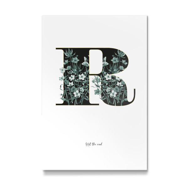 Galerie-Print "Floral Alphabet-R" 30x20 cm artboxONE