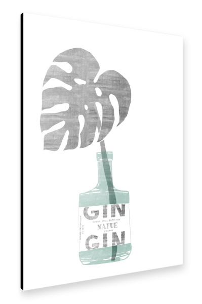 Alu-Dibond "Urban Jungle Vier" 30x20 cm artboxONE