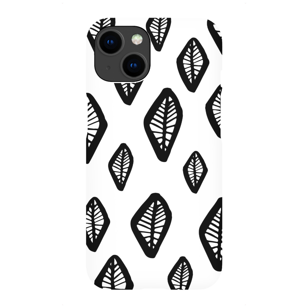 "Boho Style Abstract Leaves"für iPhone - Premium-Case Handyhülle artboxONE