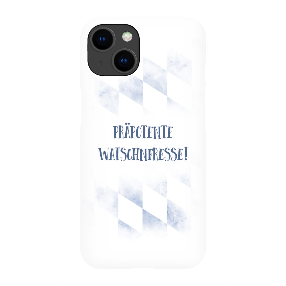 "PRÄPOTENTE WATSCHNFRESSE"für iPhone - Premium-Case Handyhülle artboxONE