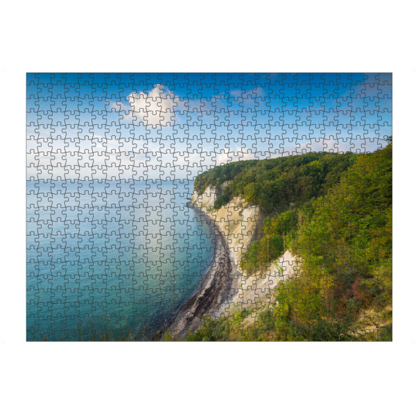 Puzzle Ravensburger "Kreideküste auf Insel Rügen" artboxONE - Natur - Rügen,Kreideküste,Deutschland,Meer,Ostsee - Bild rügen