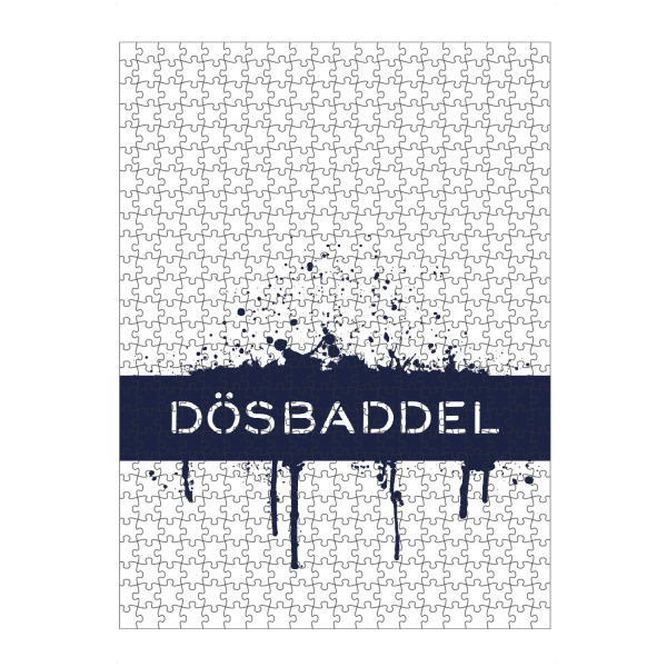 Puzzle Ravensburger "Plattdeutsch DÖSBADDEL" artboxONE - Typografie - Dialekt,Maritim,Dummkopf - Bild dialekt