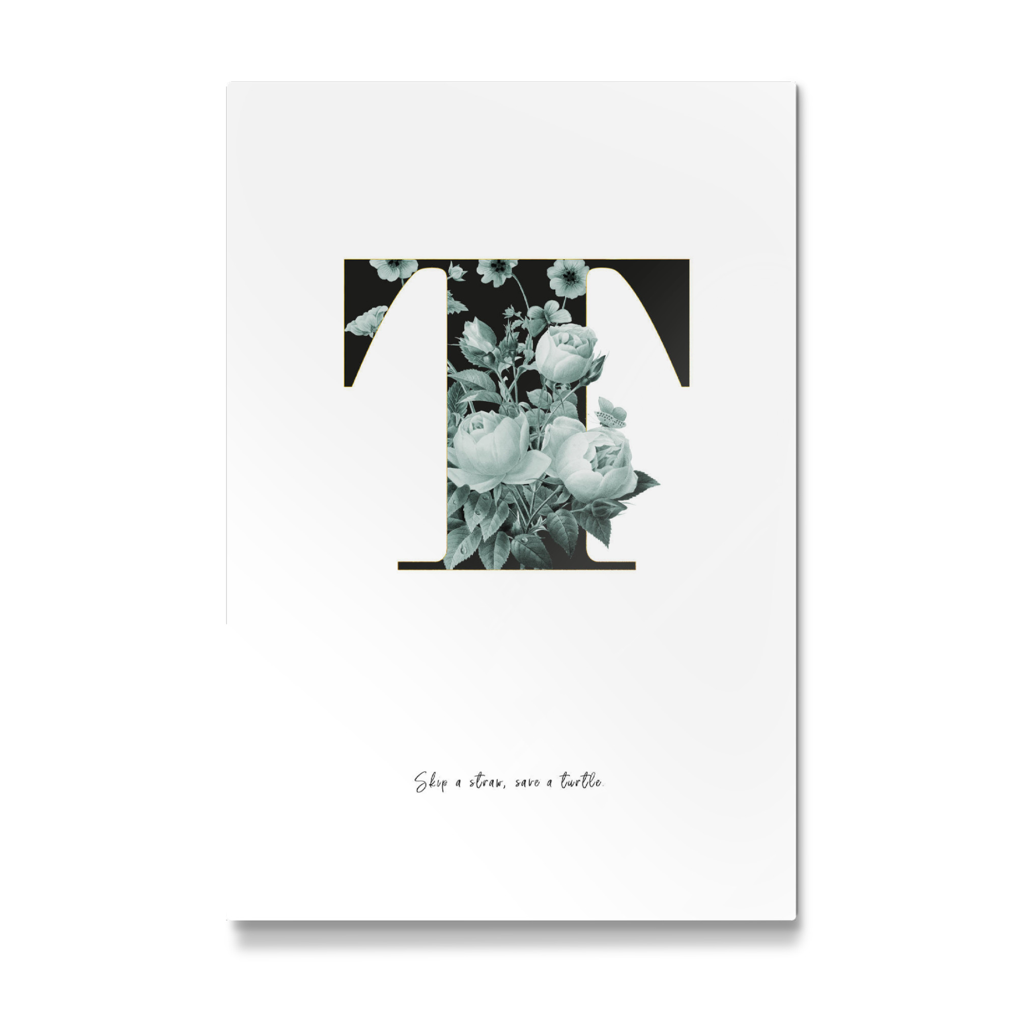 Galerie-Print "Floral Alphabet-T" 75x50 cm artboxONE