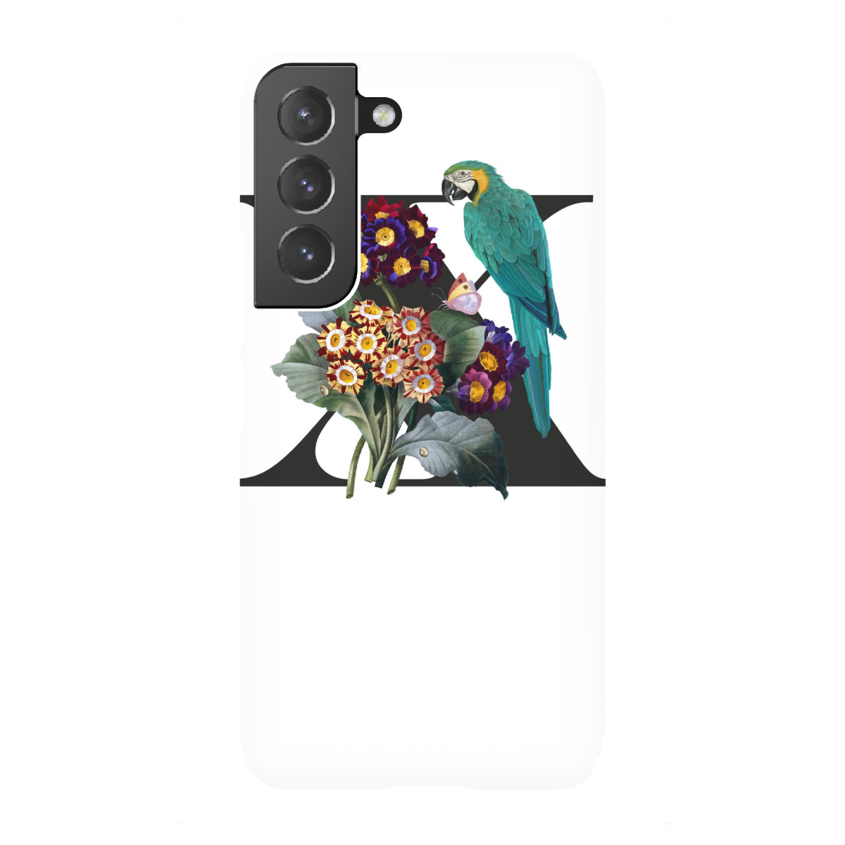 Samsung Galaxy "Botanical Alphabet-X" Premium-Case Handyhülle artboxONE