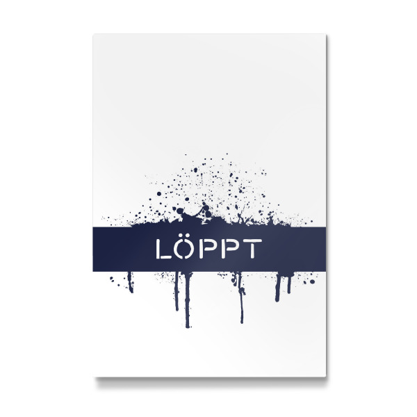 Galerie-Print "Plattdeutsch LÖPPT" 30x20 cm artboxONE