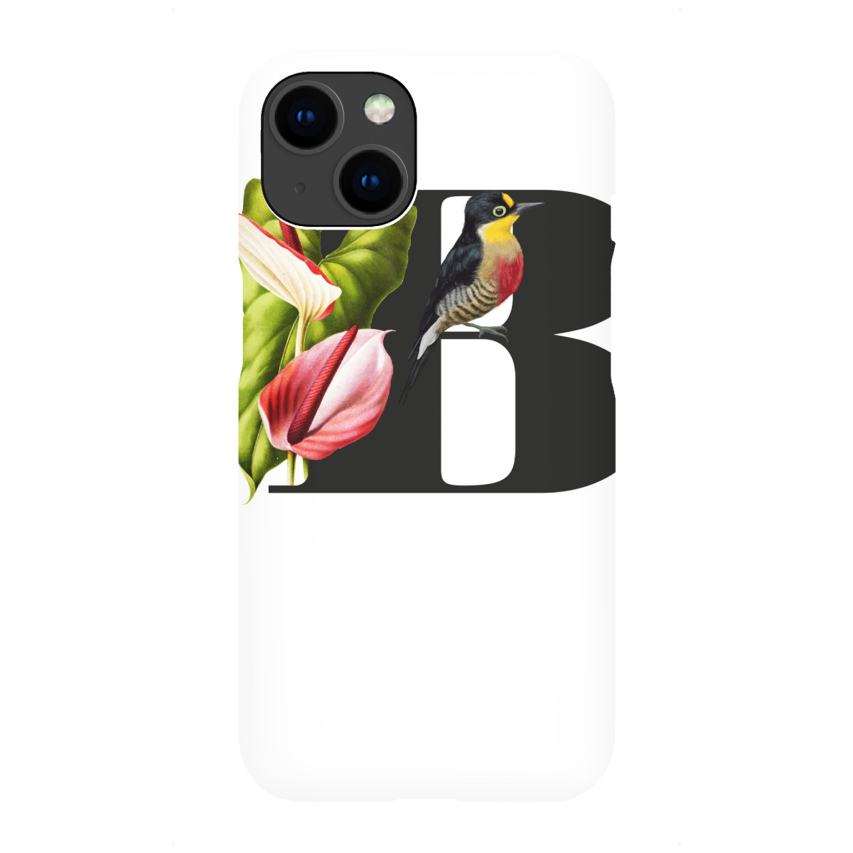 iPhone "Botanical Alphabet-B" Premium-Case Handyhülle artboxONE