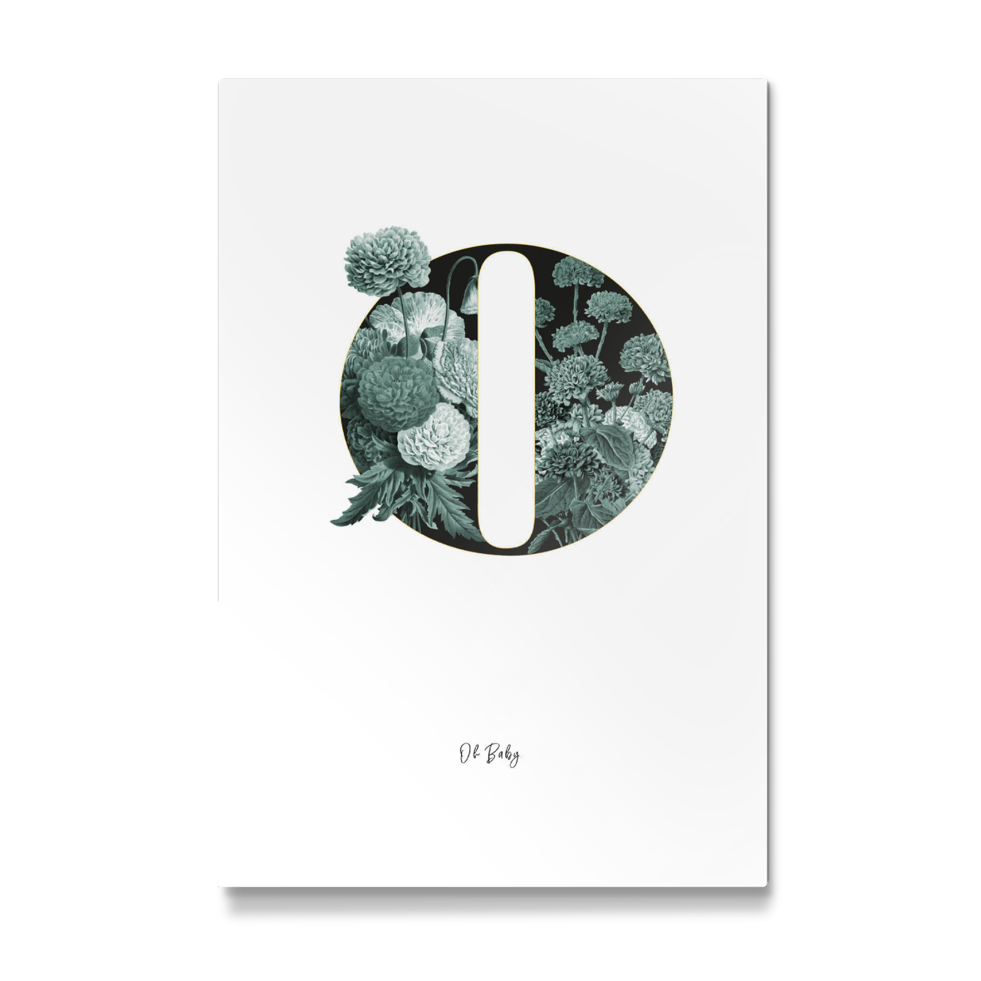 Galerie-Print "Floral Alphabet-O" 75x50 cm artboxONE