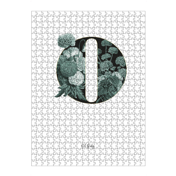 Puzzle Ravensburger "Floral Alphabet-O" artboxONE - Buchstaben,Buchstaben / O