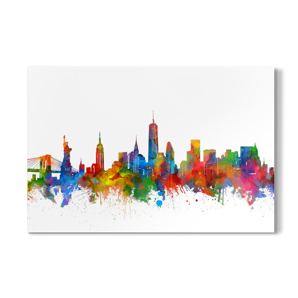 Galerie-Print "New york skyline watercolor" 30x20 cm artboxONE