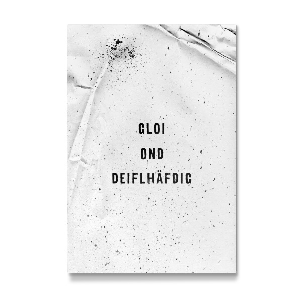 Galerie-Print "Schwäbisch GLOI OND DEIFLHÄFDIG" 30x20 cm artboxONE