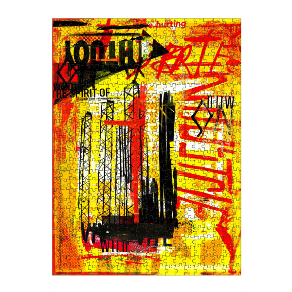 Puzzle Ravensburger "Industrial" artboxONE - Abstrakt - Urban,Industrial - Bild urban