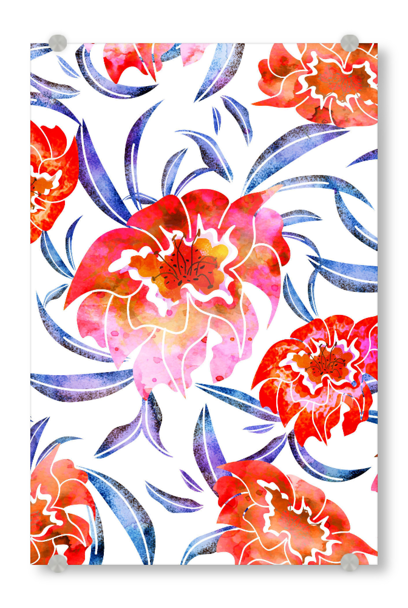 Acrylglasbild "Surface of Love" artboxONE - Floral - Flower