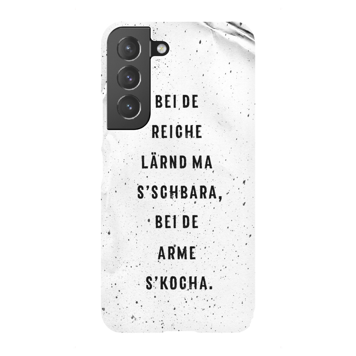 Samsung Galaxy "Schwäbisch REICHE OND ARME" Premium-Case Handyhülle artboxONE