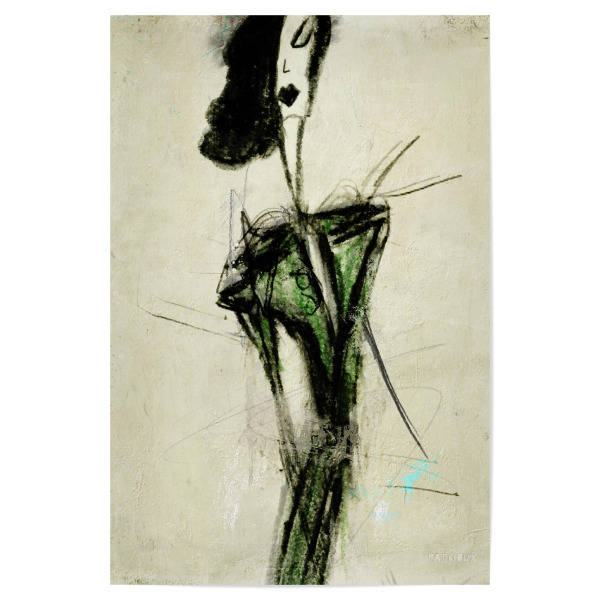 Poster 30x20 cm "Elle disait" artboxONE - Abstrakt - Woman