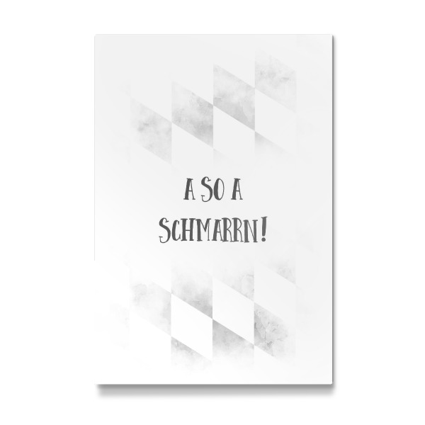 Galerie-Print "Bairisch A SO A SCHMARRN" 30x20 cm artboxONE