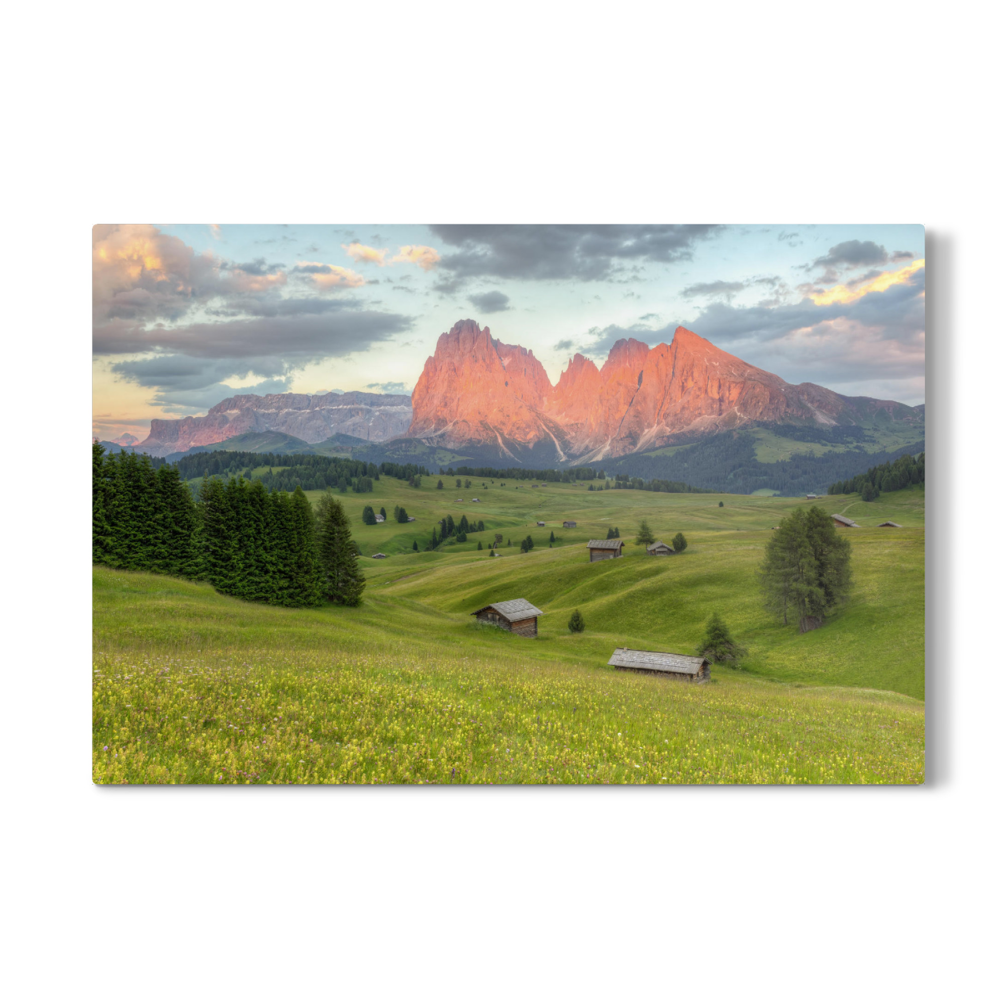 Galerie-Print "Alpenglühen in den Dolomiten" 75x50 cm artboxONE