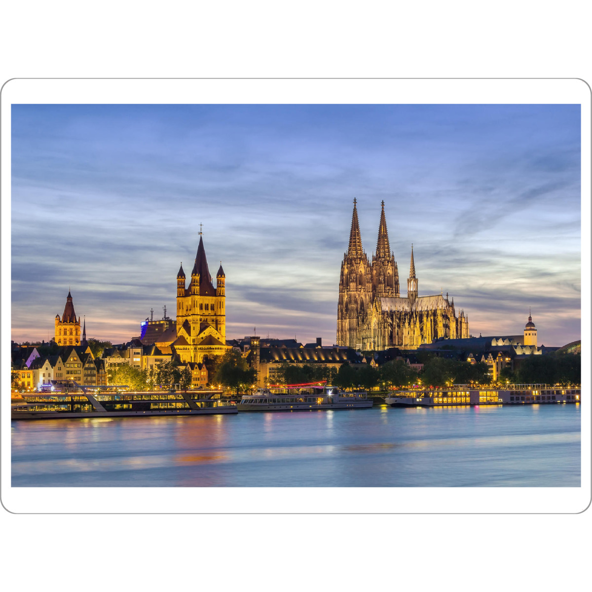 Tischset "Köln Germany Skyline Photograph" artboxONE - Städte / Köln - Cologne,Germany,Skyline - Bild cologne