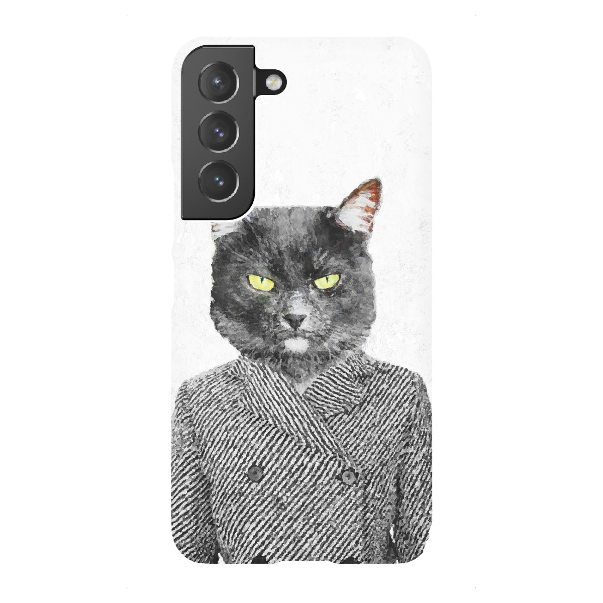 Samsung Galaxy "Grey cat in black and white coat" Premium-Case Handyhülle artboxONE