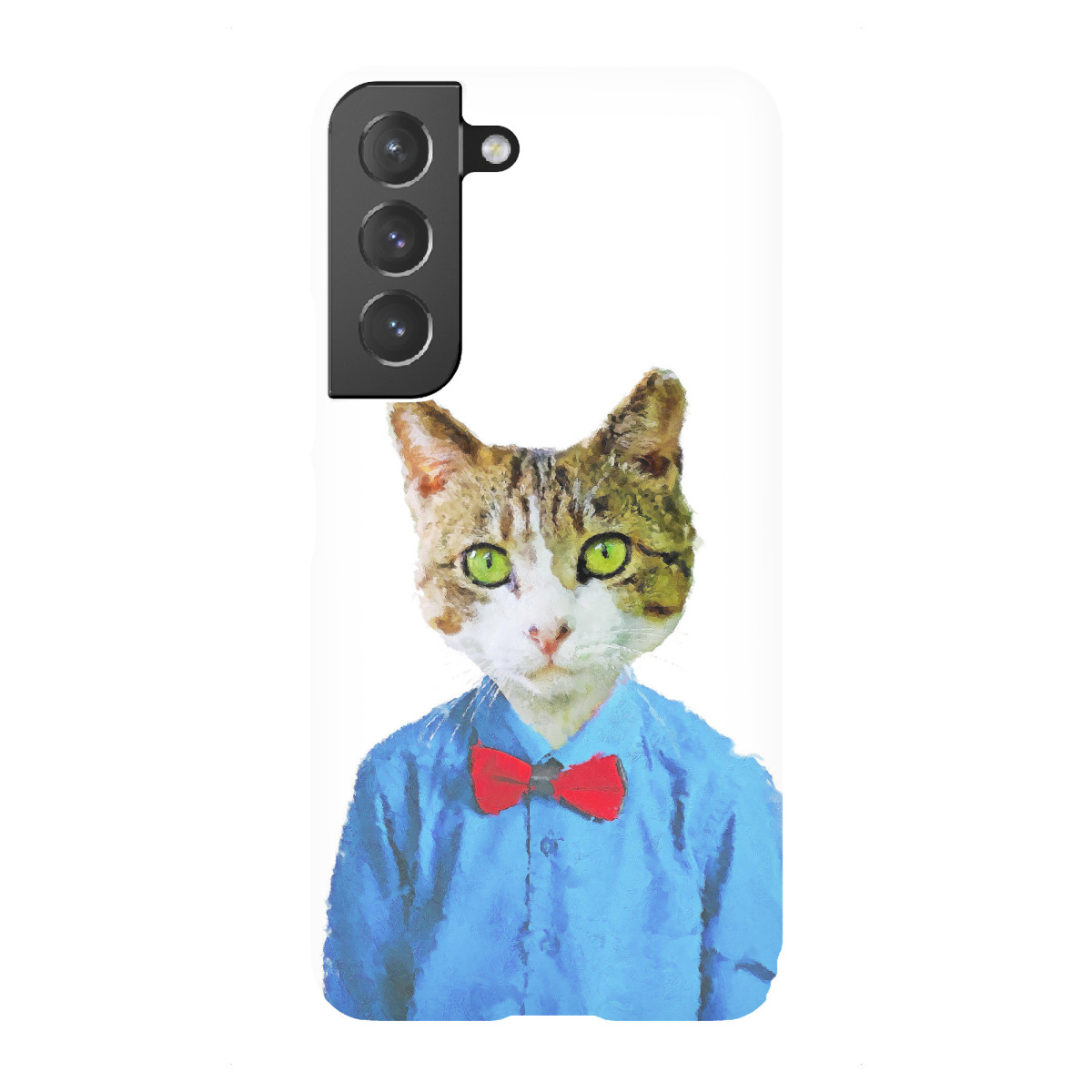 Samsung Galaxy "Blue Tom Cat" Premium-Case Handyhülle artboxONE