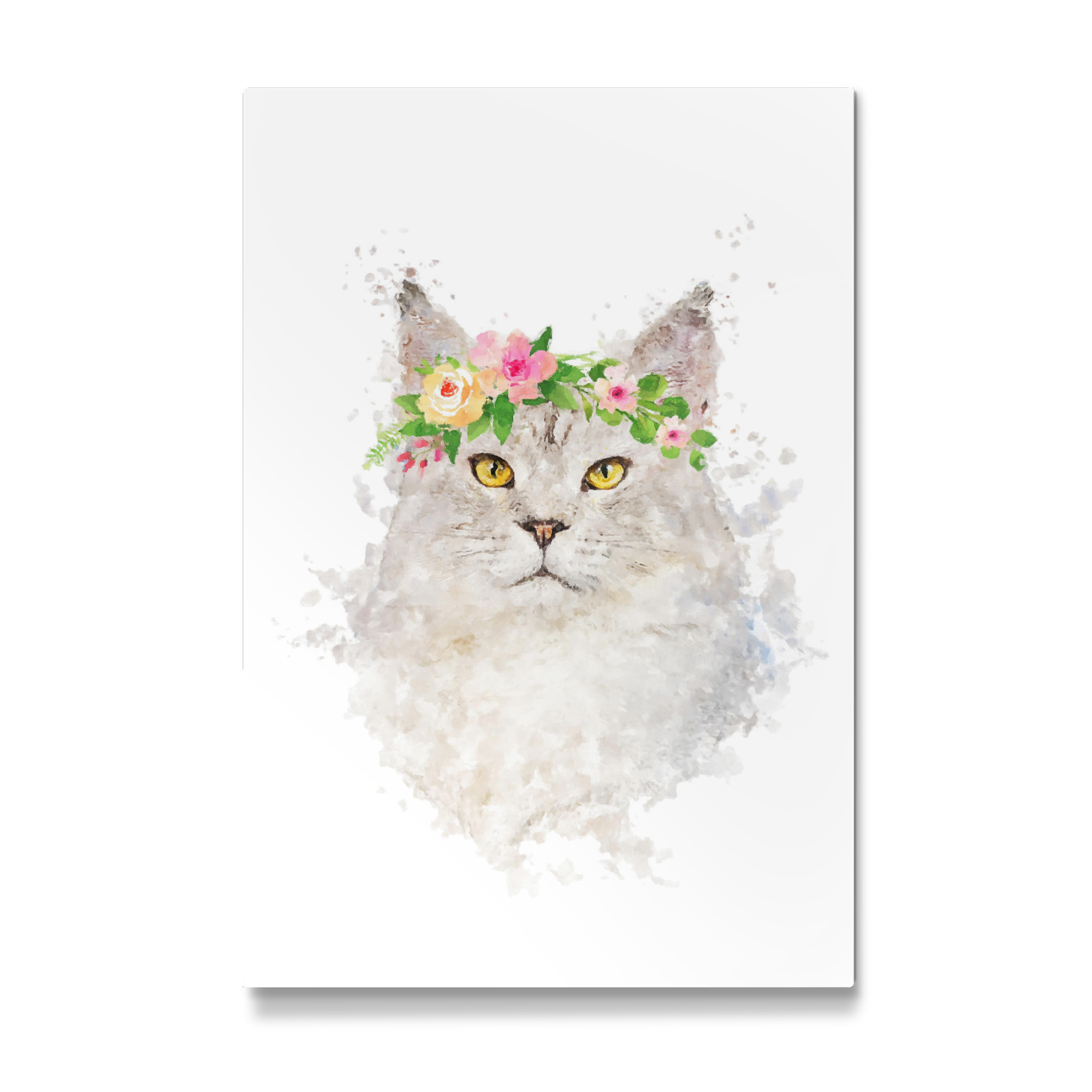 Galerie-Print "Flower Power Cat Power" 30x20 cm artboxONE