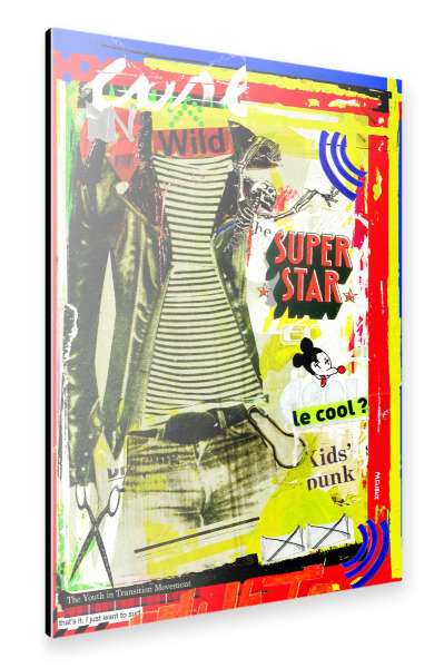 Alu-Dibond "Superstar" 30x20 cm artboxONE