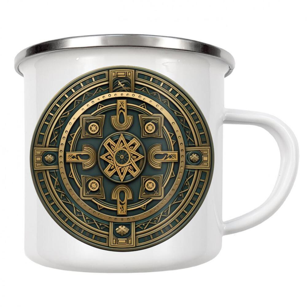 Emaille Tasse "Mandala - Keltisch - Magnus" artboxONE - Natur,Abstrakt