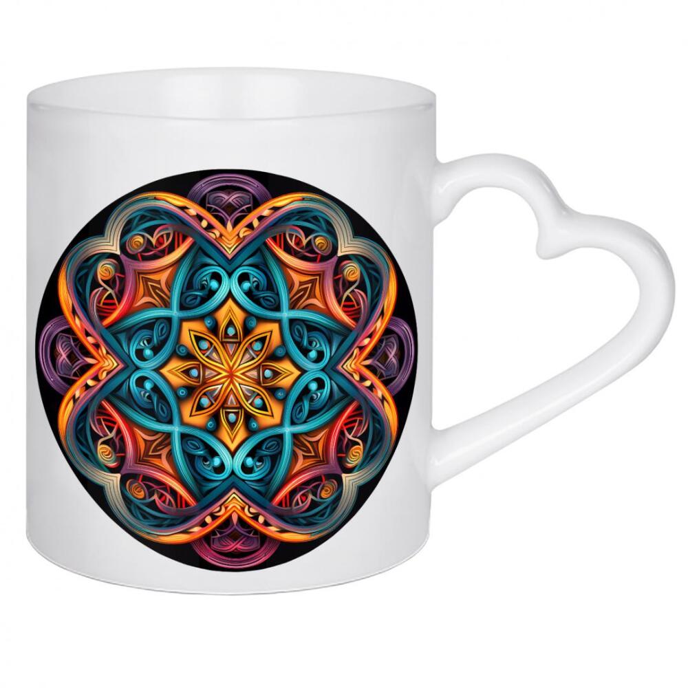 Herztasse "Mandala - Keltisch - Thor" artboxONE - Natur,Abstrakt