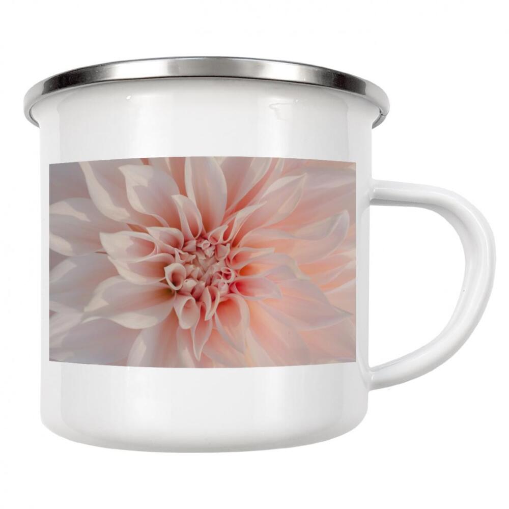 Emaille Tasse "Innere Kraft" artboxONE - Floral - Blüte,Blume,Kraft,Liebe,Mitte,Entspannung,Erholung,Frieden,Frühling