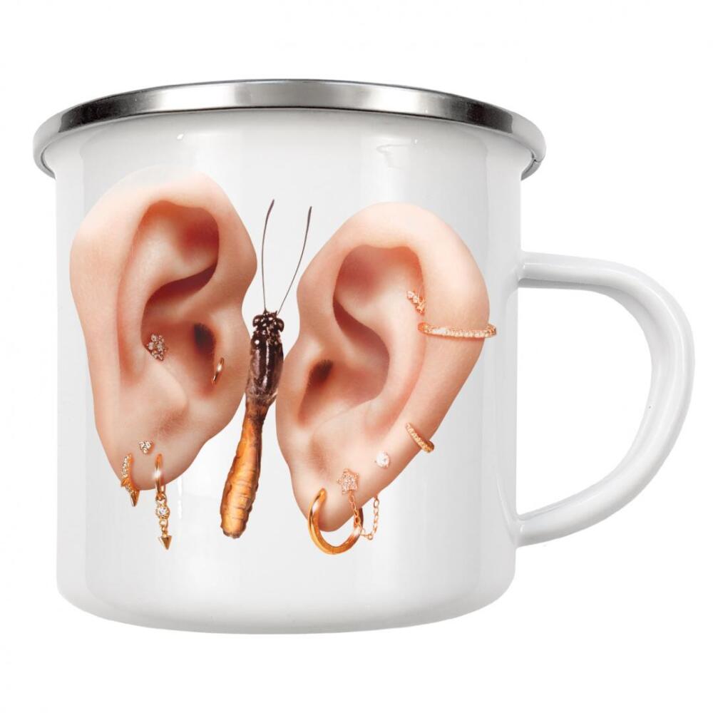 Emaille Tasse "Geräusche der Natur" artboxONE - Natur,Tiere,Fashion