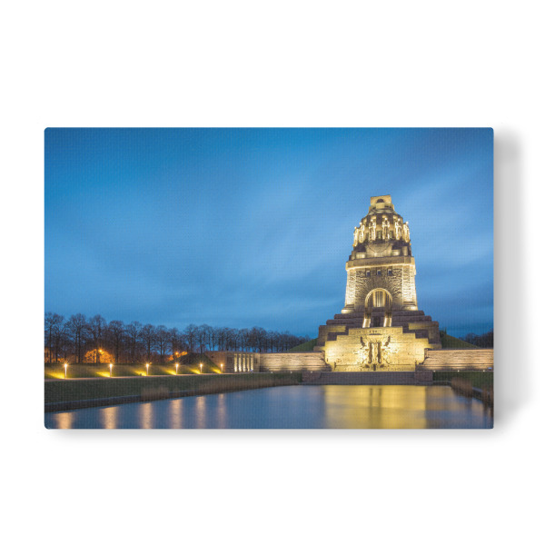 Leinwandbild "Völkerschlachtdenkmal am Abend" artboxONE - Städte,Architektur