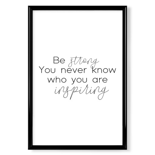Be strong