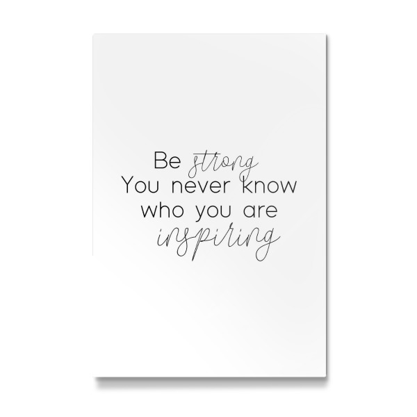 Galerie-Print "Be strong" 30x20 cm artboxONE