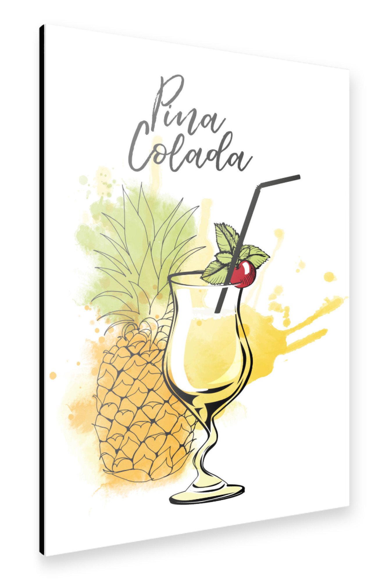 Alu-Dibond "Pina Colda Cocktail" 30x20 cm artboxONE