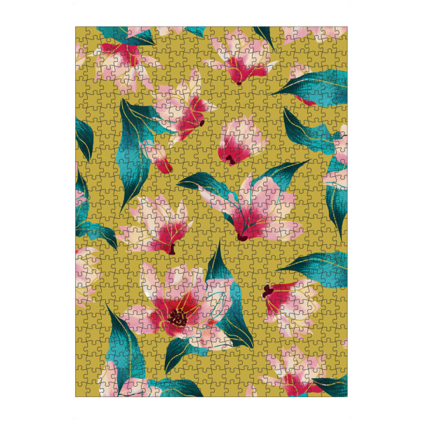 Puzzle Ravensburger "Floral Aura" artboxONE - Floral - Pattern,Botanical,Blossom,Flowers - Bild pattern