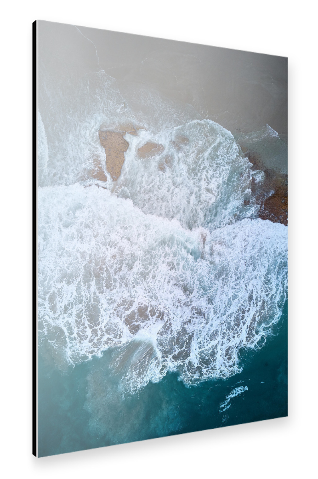 Alu-Dibond "Harsh Waves" 30x20 cm artboxONE