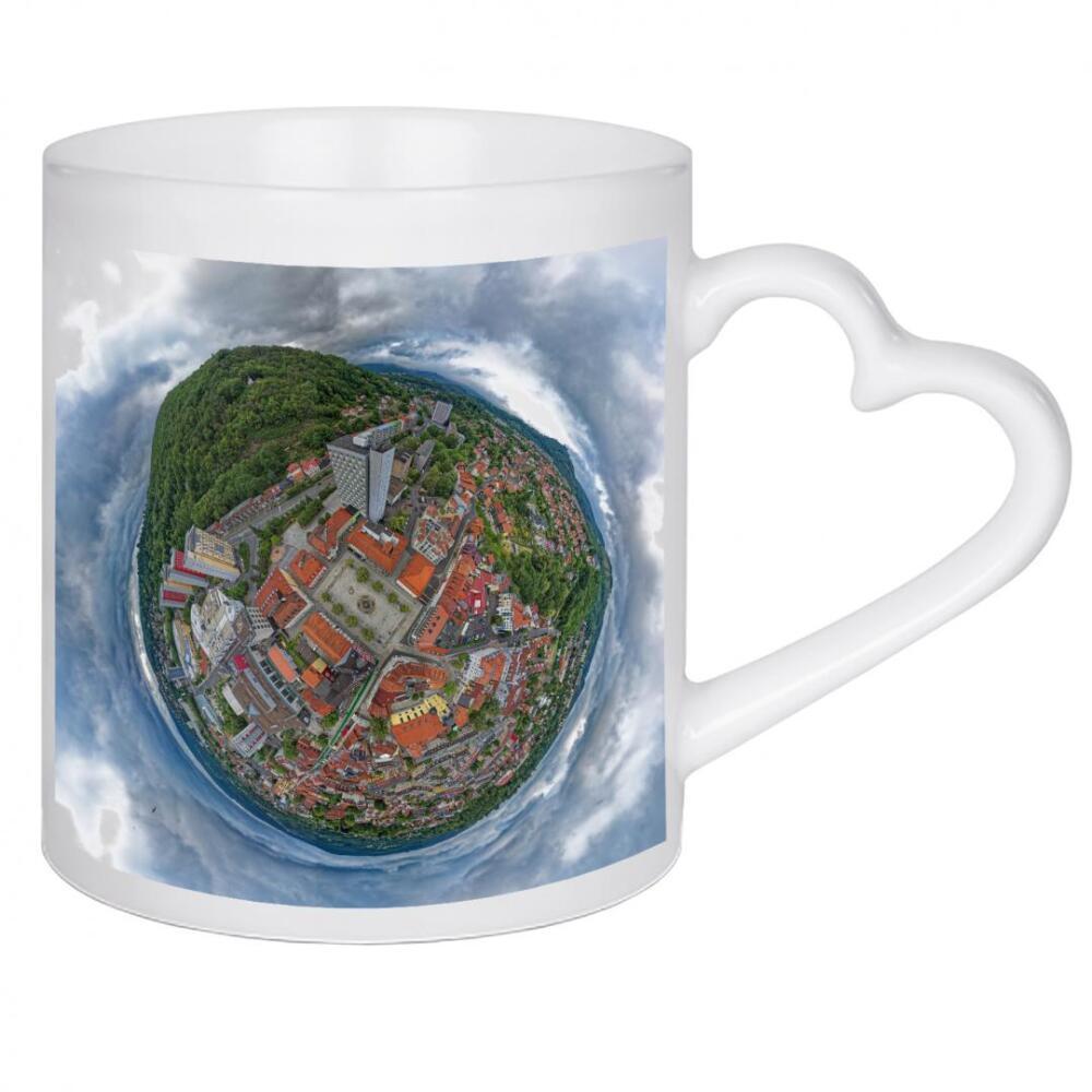 Herztasse "Suhl/Thüringen - Marktplatz" artboxONE - Städte,Reise,Architektur,Reise / Länder,Städte / Weitere