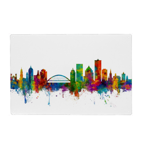 Holzbild "Rochester New York Skyline" artboxONE - Städte / New York - Rochester,Skyline,New york