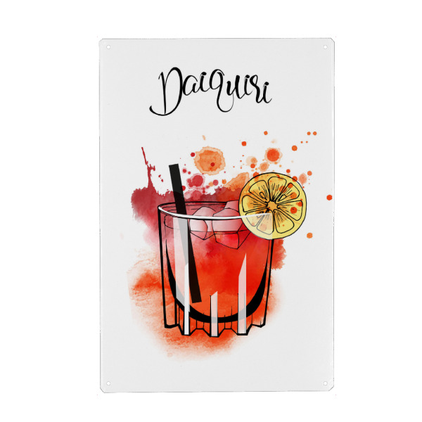 Metall Poster "Daiquiri cocktail" artboxONE - Essen & Trinken / Alkohol - Daiquiri,Cocktail,Alcohol - Blechschild