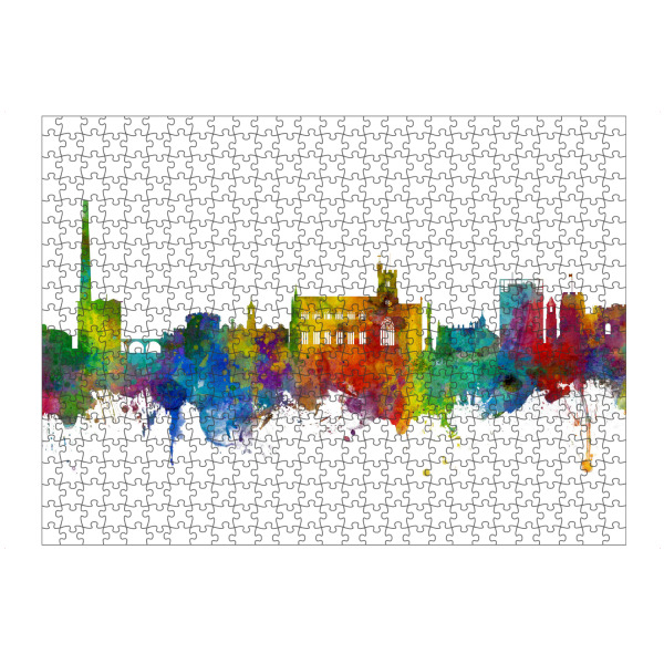 artboxONE Puzzle "Carlisle England Skyline" artboxONE - Städte,Schwarzweiß - Carlisle,Skyline,England - Bild carlisle