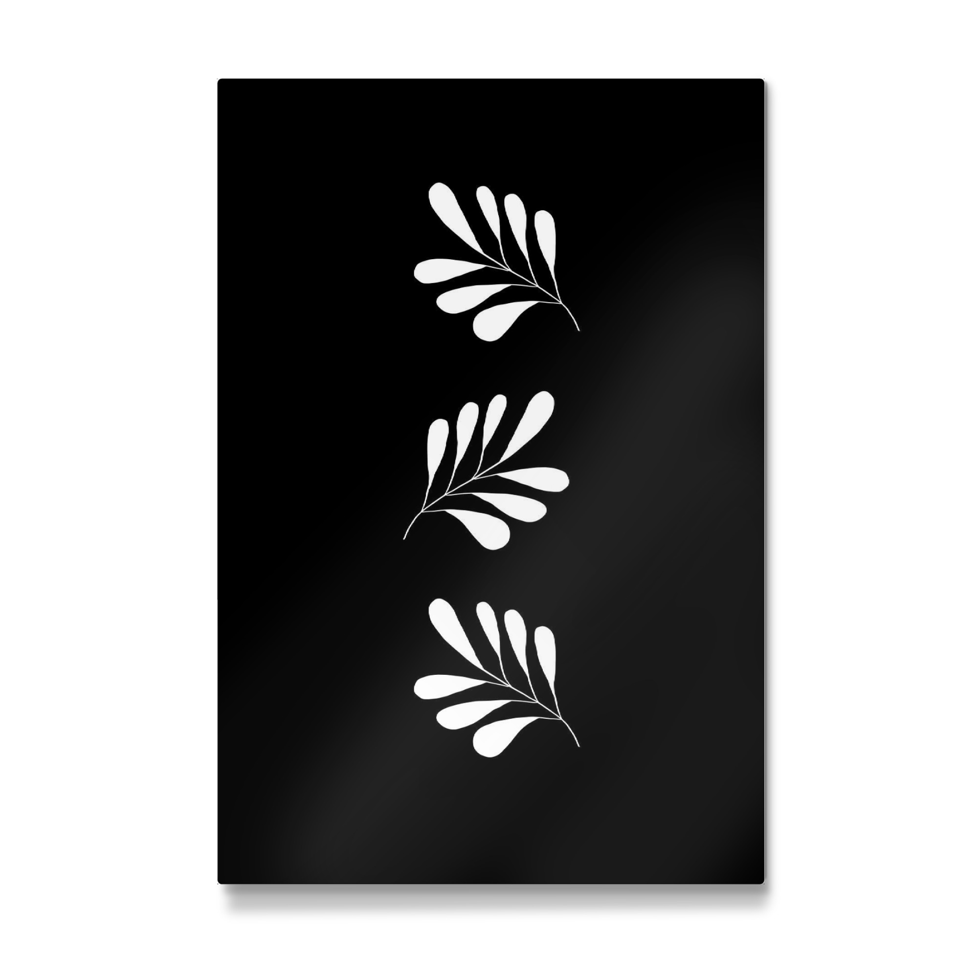 Galerie-Print "Floral schwarz" 30x20 cm artboxONE