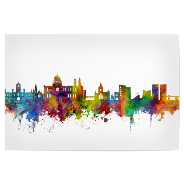 Poster "Galway Ireland Skyline" artboxONE - Städte - Galway,Ireland