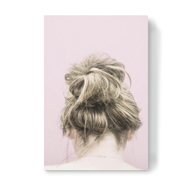 Leinwandbild "Girl with a messy bun" artboxONE - Menschen,Für Mama