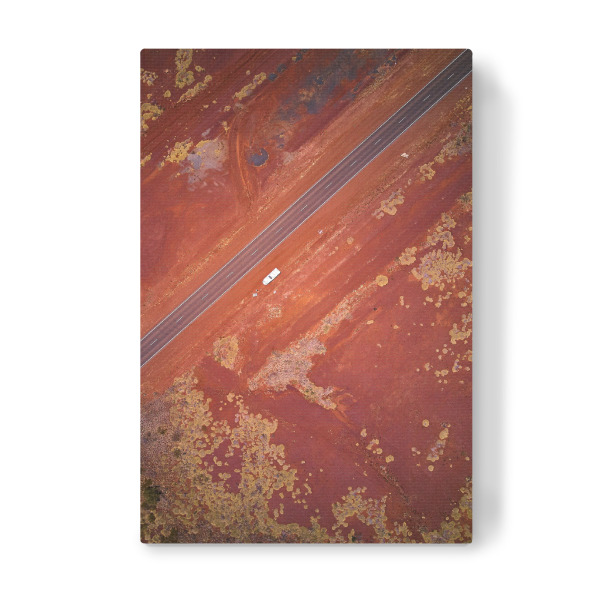 Leinwandbild "Crossing the Pilbara" artboxONE - Natur - Australien,Outback,Drone,Desert,Wüste,Travel,Reisen