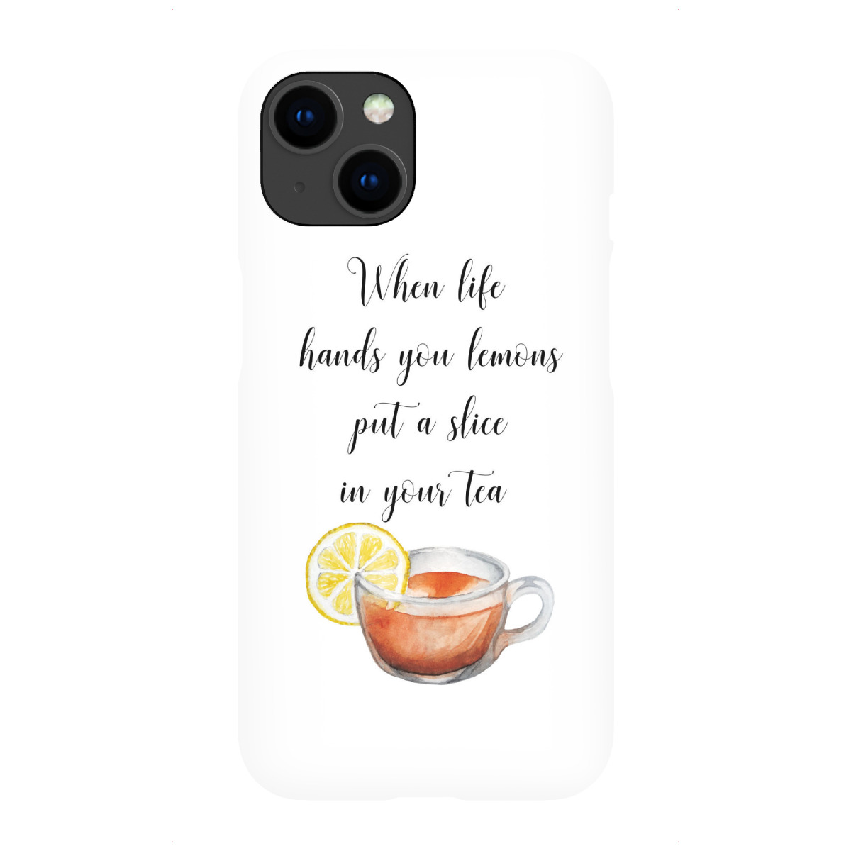 iPhone "When life" Premium-Case Handyhülle artboxONE
