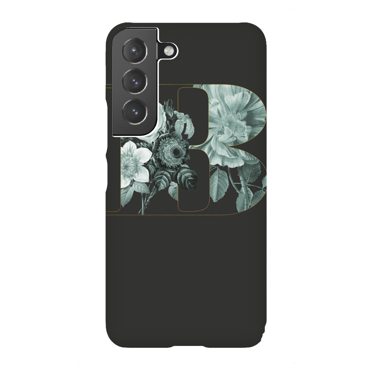 "Floral Alphabet-B"für Samsung Galaxy - Premium-Case Handyhülle artboxONE