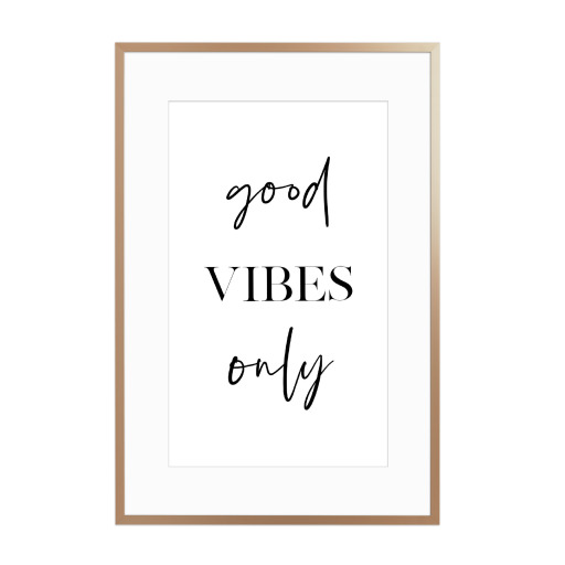 Good Vibes Only Typography